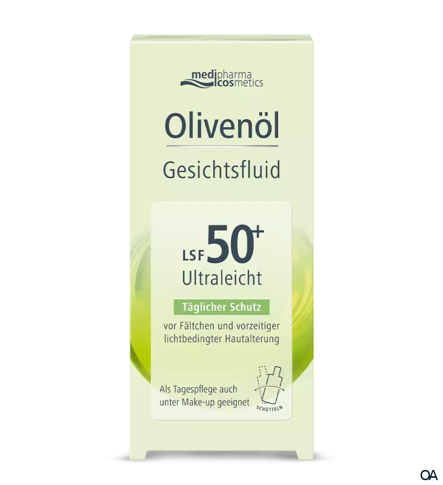 medipharma cosmetics Olivenöl Gesichtsfluid LSF50+ Ultraleicht medipharma cosmetics Olivenöl Gesichtsfluid LSF50+ Ultraleicht