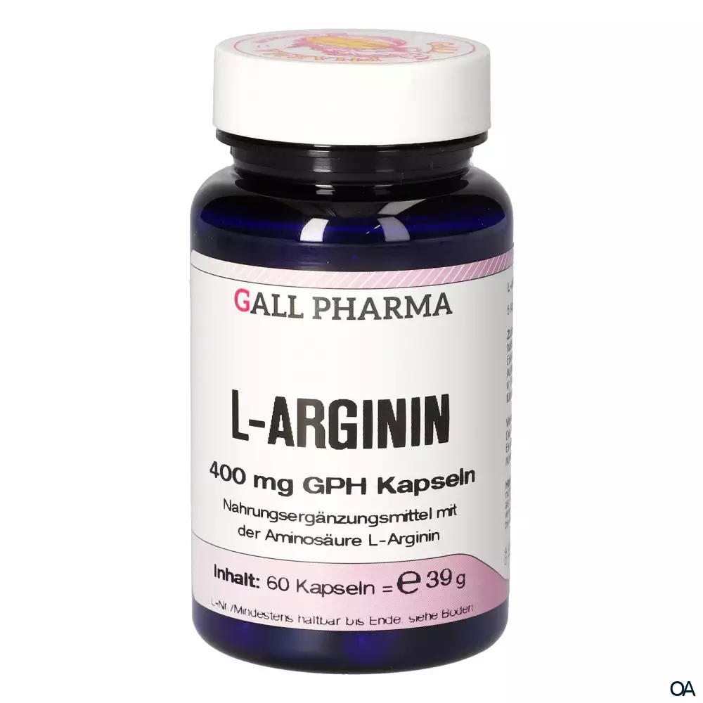Gall Pharma L-Arginin 400 mg Kapseln Gall Pharma L-Arginin 400 mg Kapseln