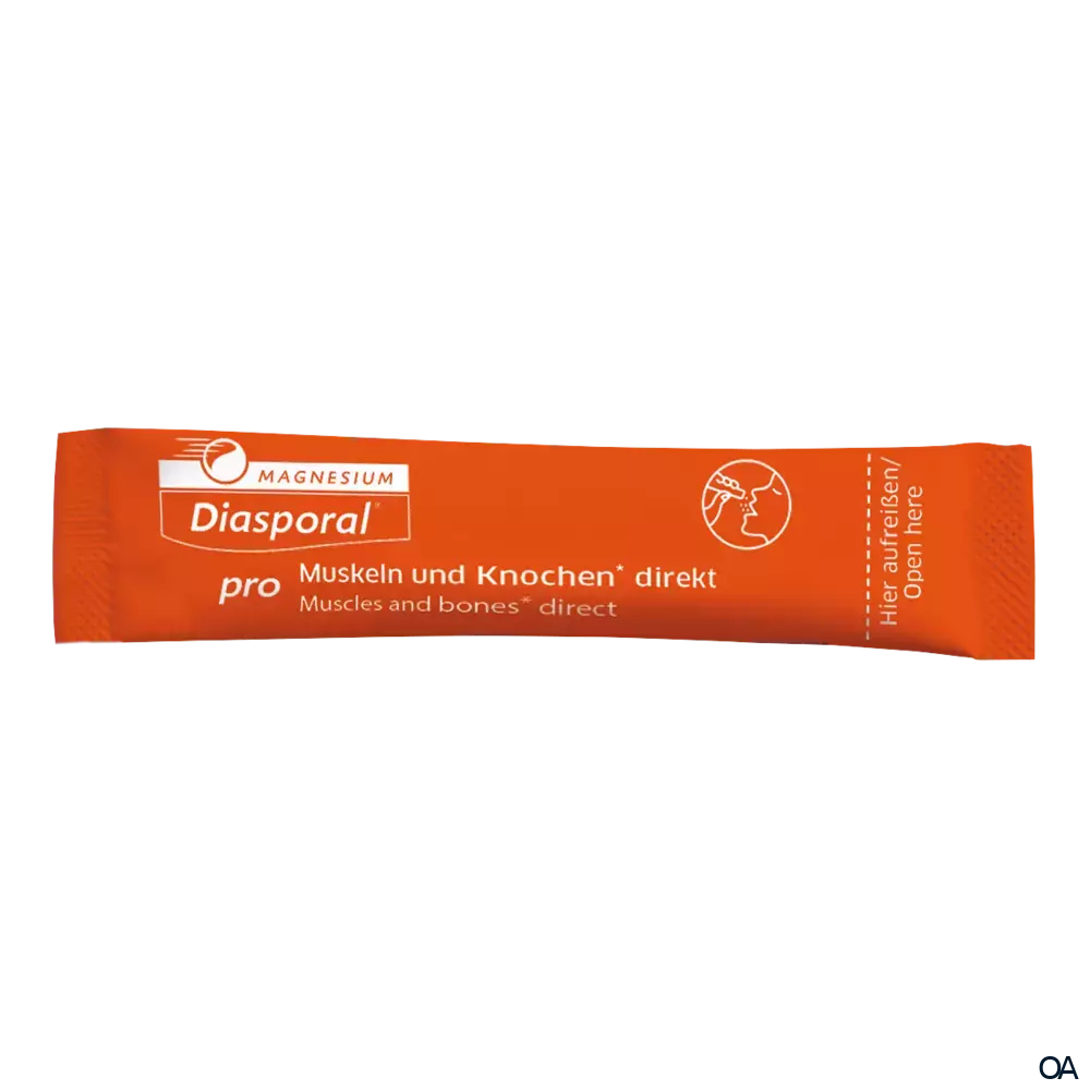 Magnesium Diasporal® Pro Muskeln und Knochen* direkt Sticks Magnesium Diasporal® Pro Muskeln und Knochen* direkt Sticks