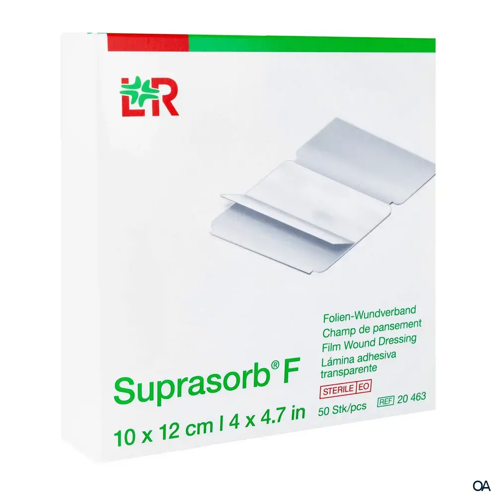 Suprasorb® F Folien-Wundverband steril, 10 x 12 cm
