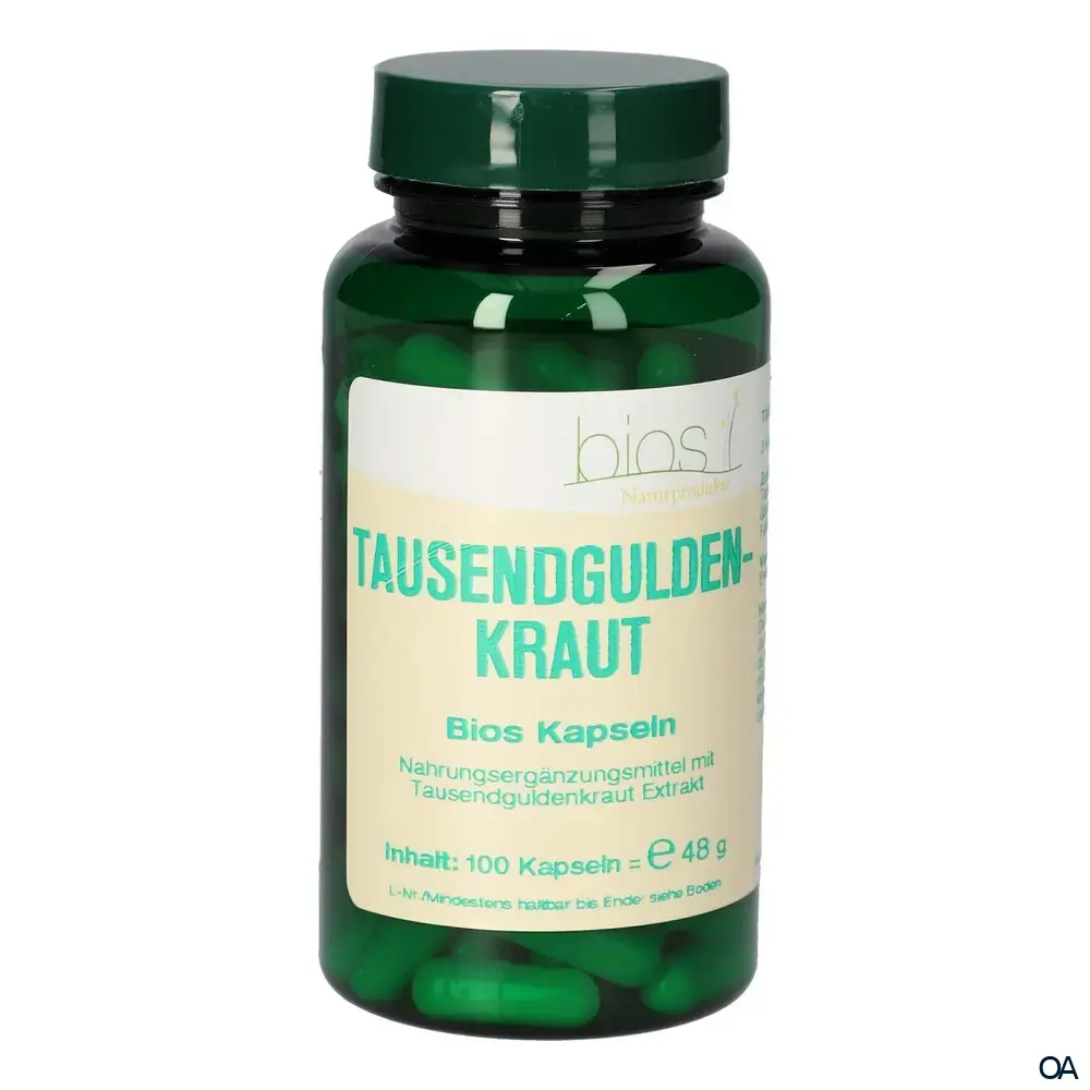 Bios Tausendguldenkraut Kapseln