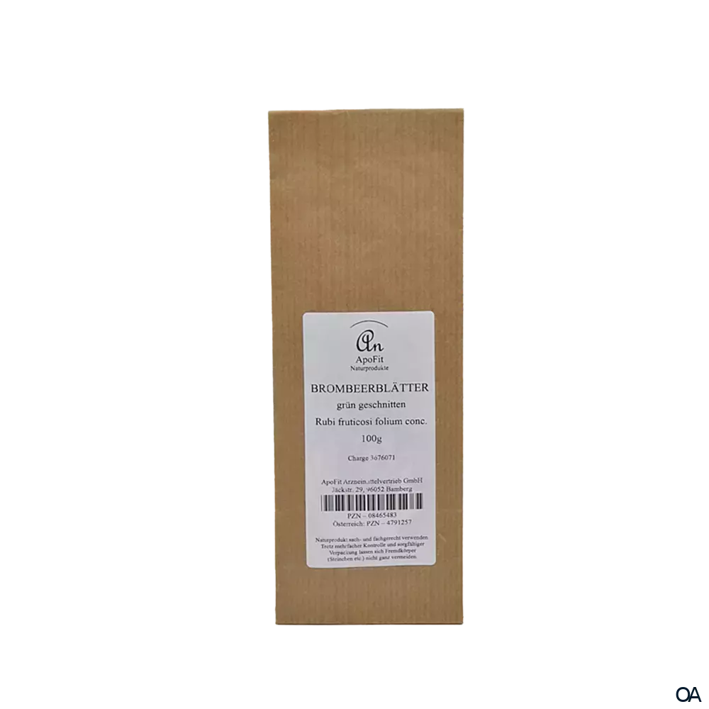 ApoFit Brombeerblätter grün geschnitten ApoFit Brombeerblätter grün geschnitten
