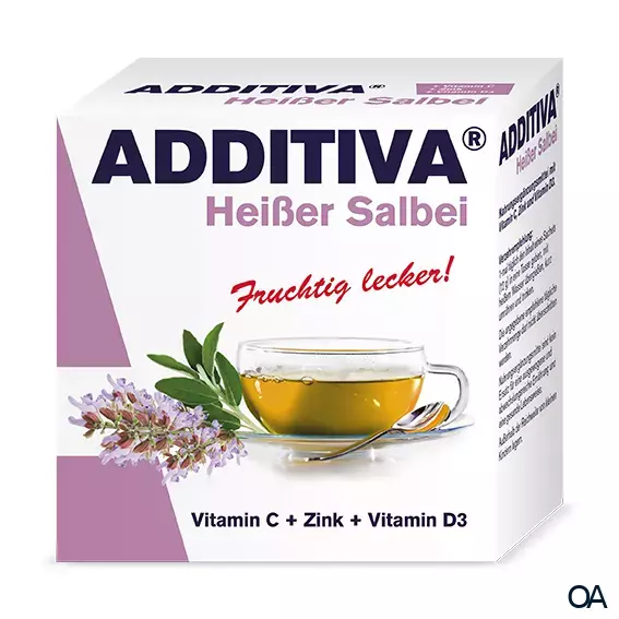 ADDITIVA® Heißer Salbei Heißgetränkepulver 12 g ADDITIVA® Heißer Salbei Heißgetränkepulver 12 g