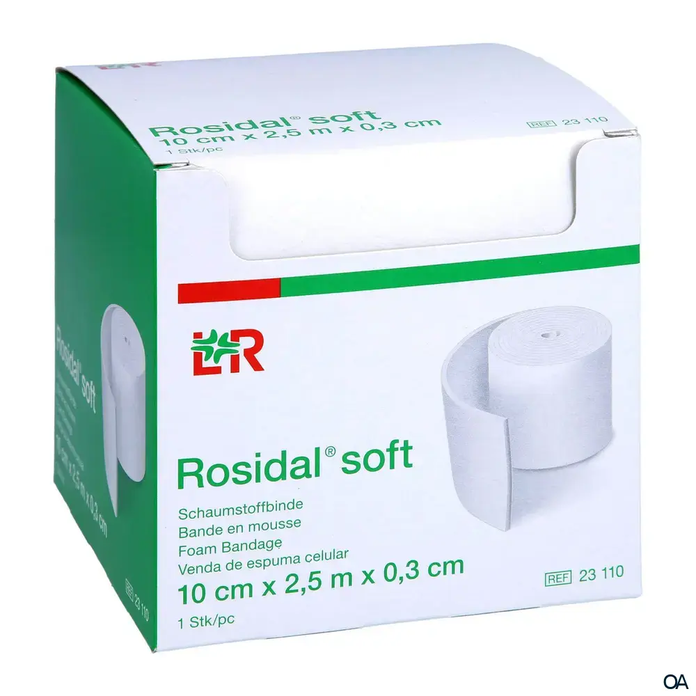 Rosidal® soft Schaumstoffbinde 10 cm x 2,5 m x 0,3 cm