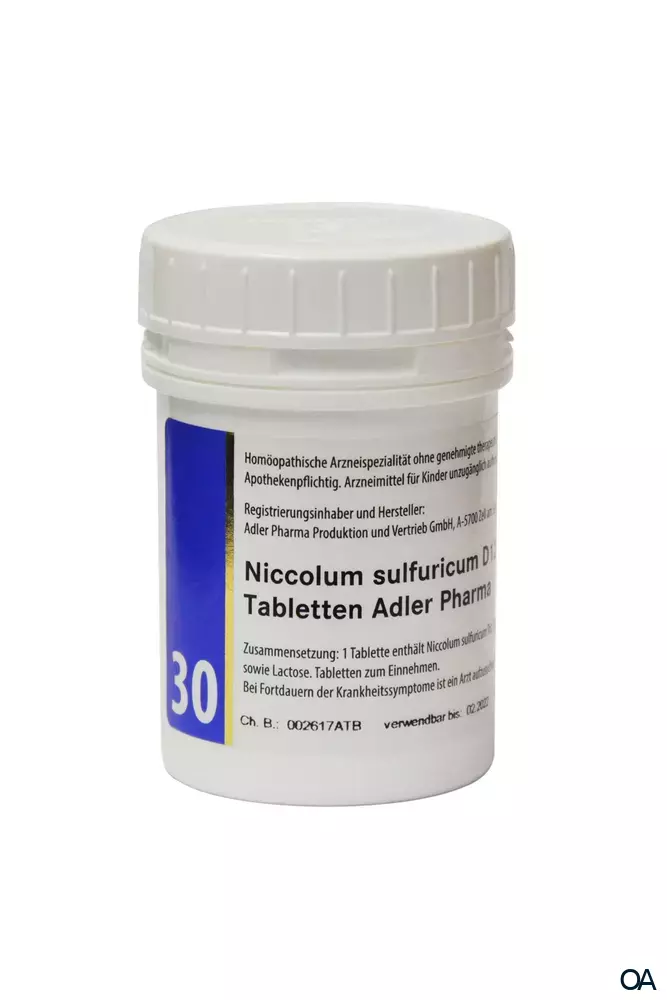 Schüßler Salz Adler Nr. 30 Niccolum sulfuricum D12 Schüßler Salz Adler Nr. 30 Niccolum sulfuricum D12