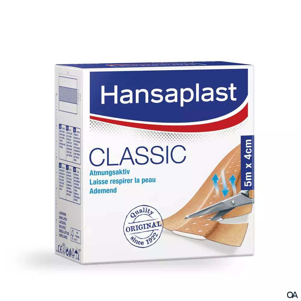Hansaplast Classic Pflaster Großpackung 5m x 4cm