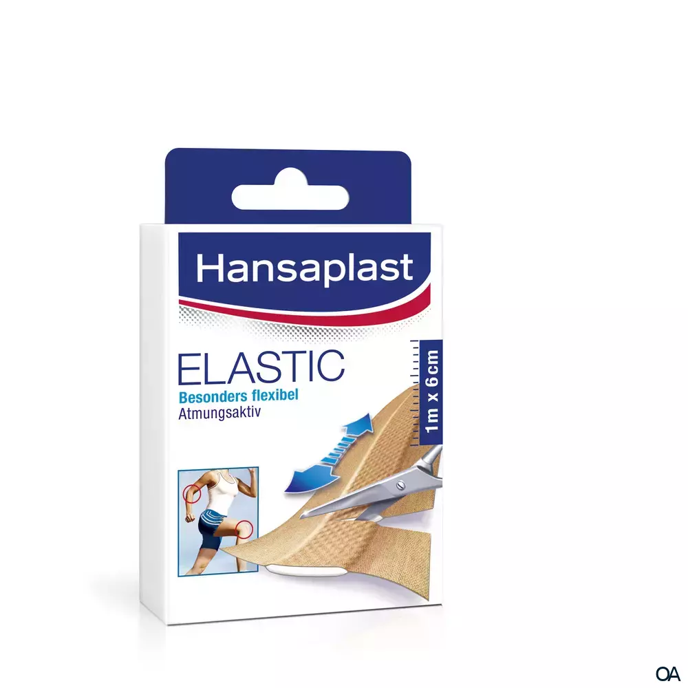 Hansaplast Elastic Pflaster 6cm x 1m