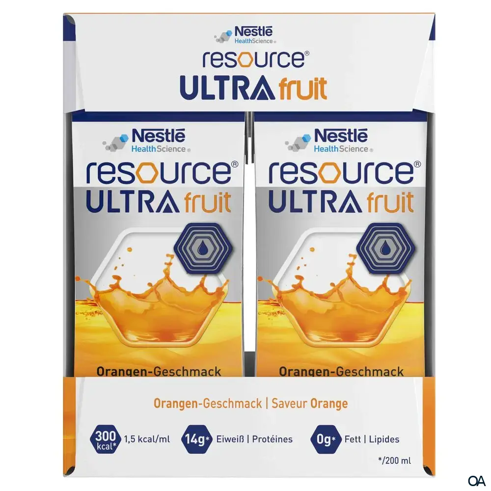 Resource® ULTRA fruit Orange Trinknahrung 200 ml
