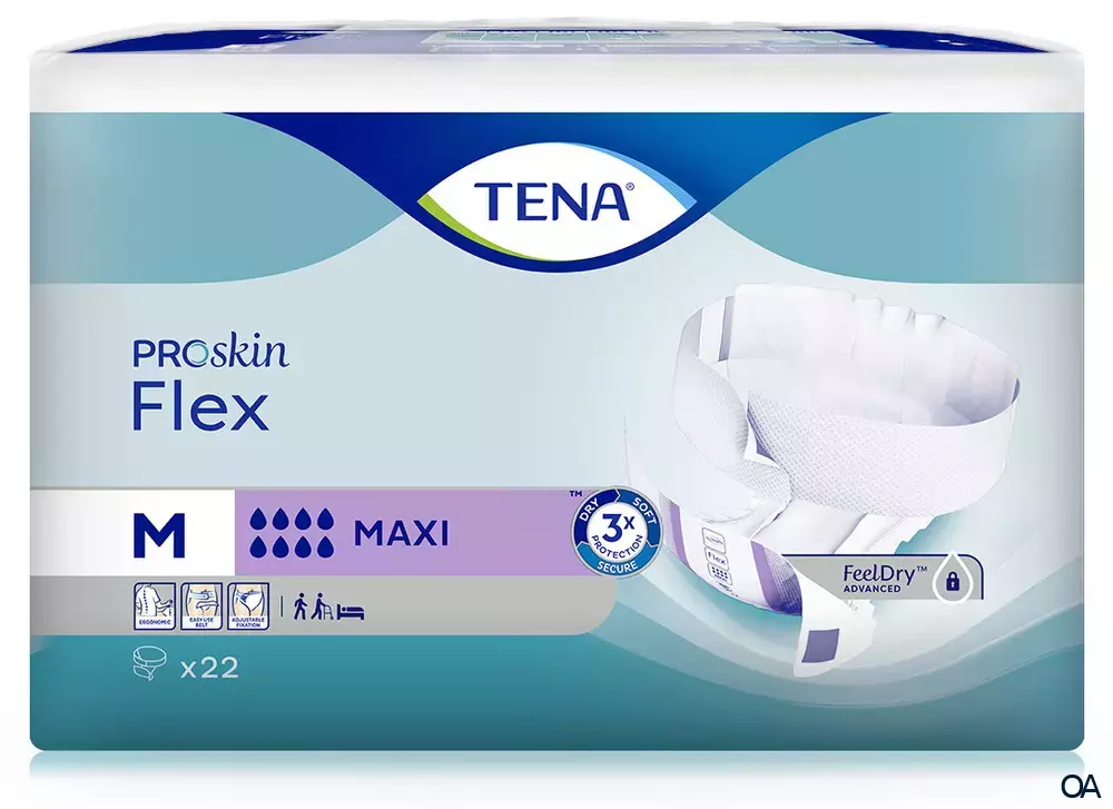 TENA ProSkin Flex Maxi Inkontinenzvorlage mit Hüftbund - Größe M