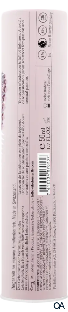 Farfalla hippie rose, natural eau de parfum