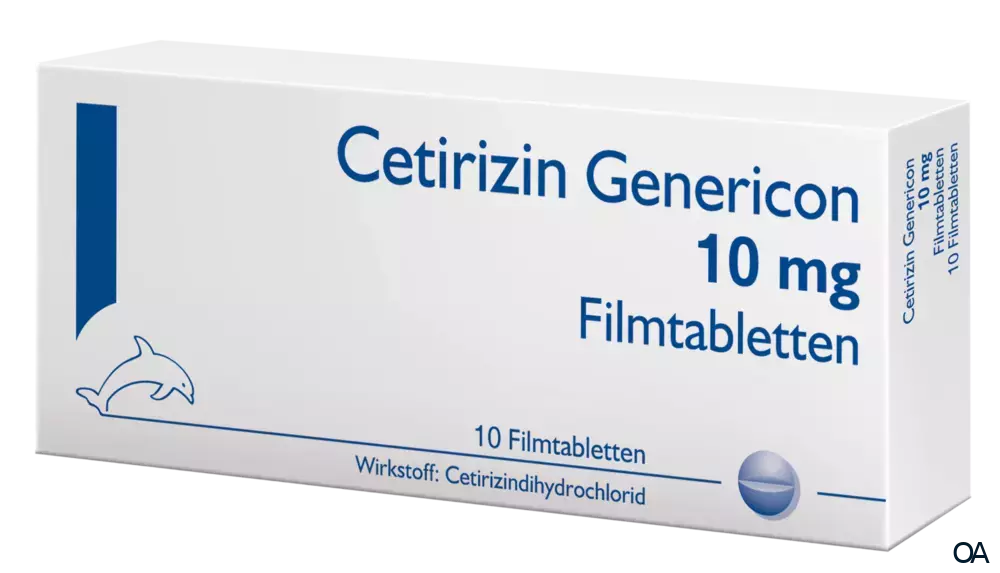 Cetirizin Genericon 10 mg Filmtabletten Cetirizin Genericon 10 mg Filmtabletten