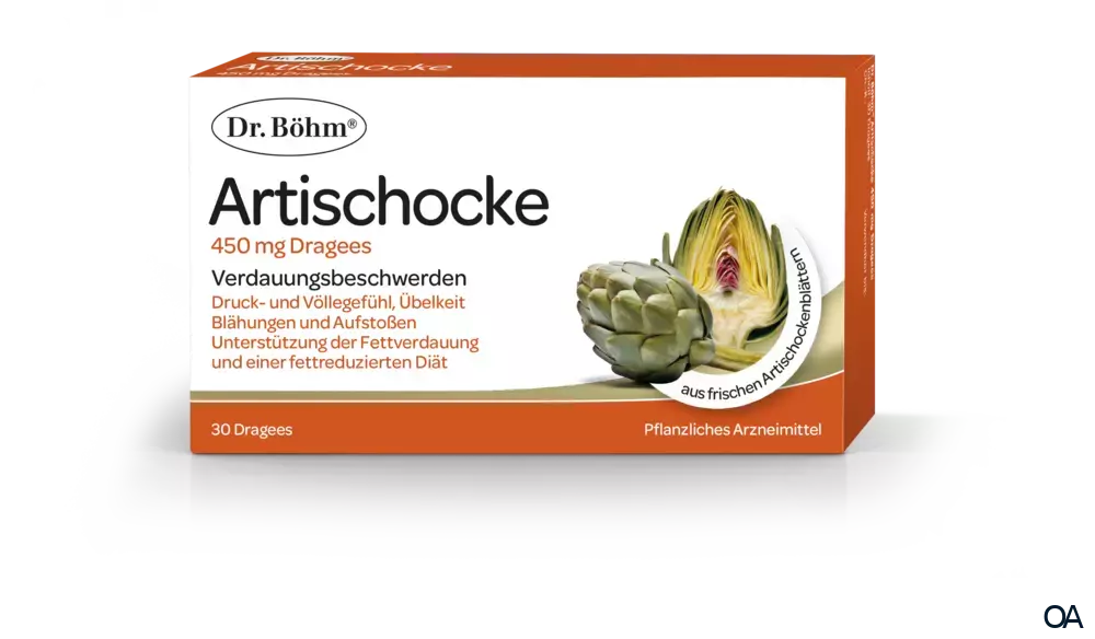 Dr. Böhm® Artischocke 450 mg Dragees Dr. Böhm® Artischocke 450 mg Dragees