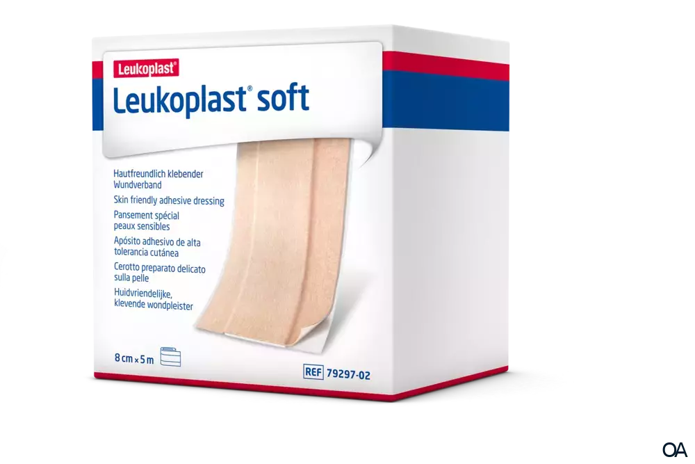 Leukoplast® Soft Wundschnellverband unsteril 8 cm x 5 m