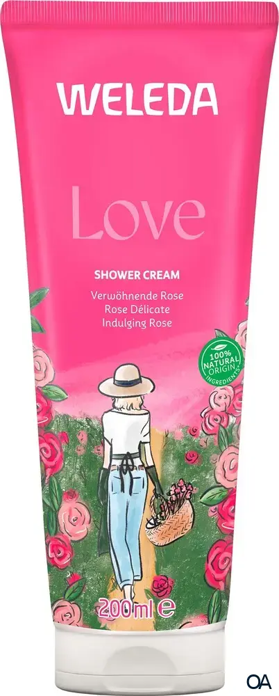 Weleda Love Shower Cream Rose - Cremedusche