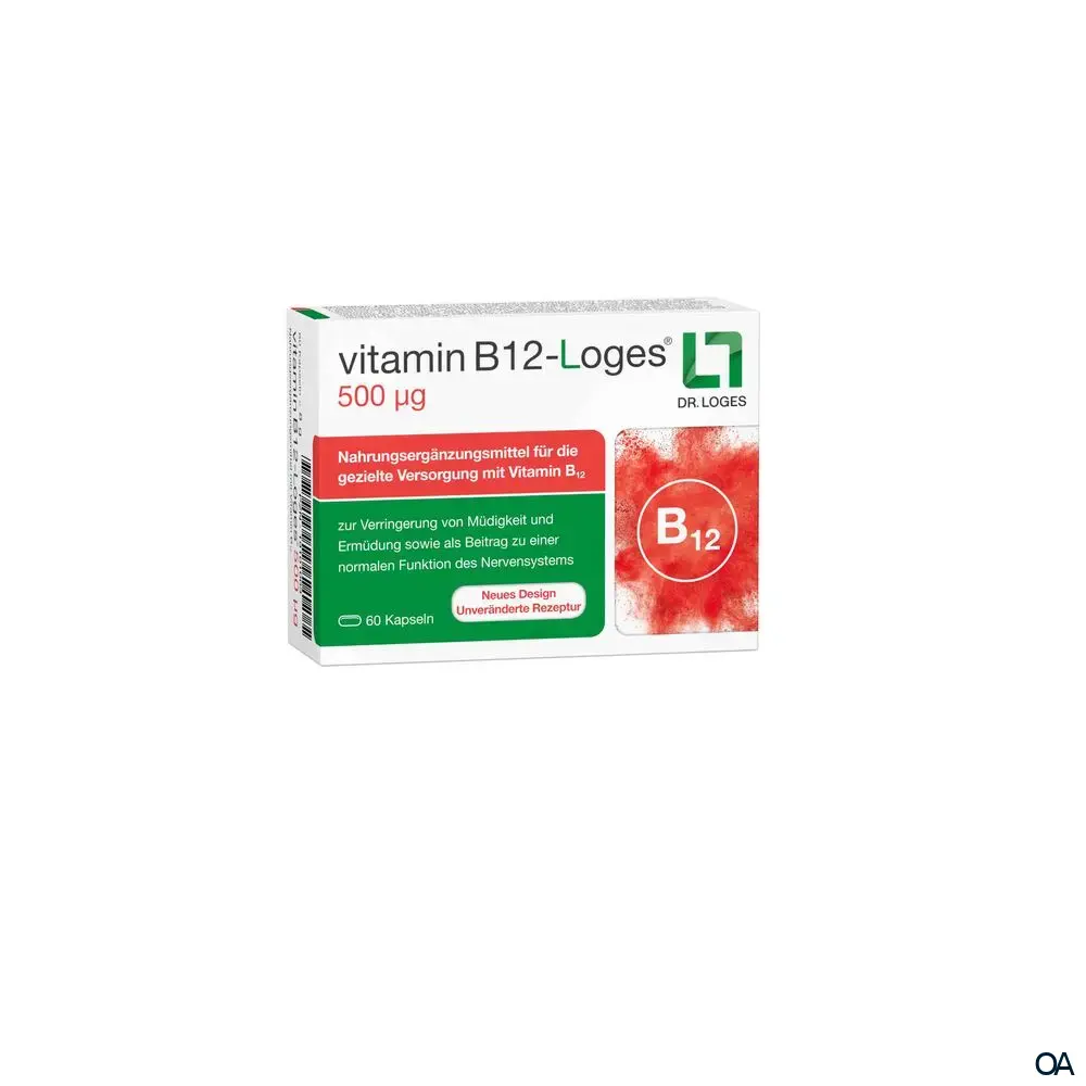 vitamin B12-Loges® 500 mcg Kapseln