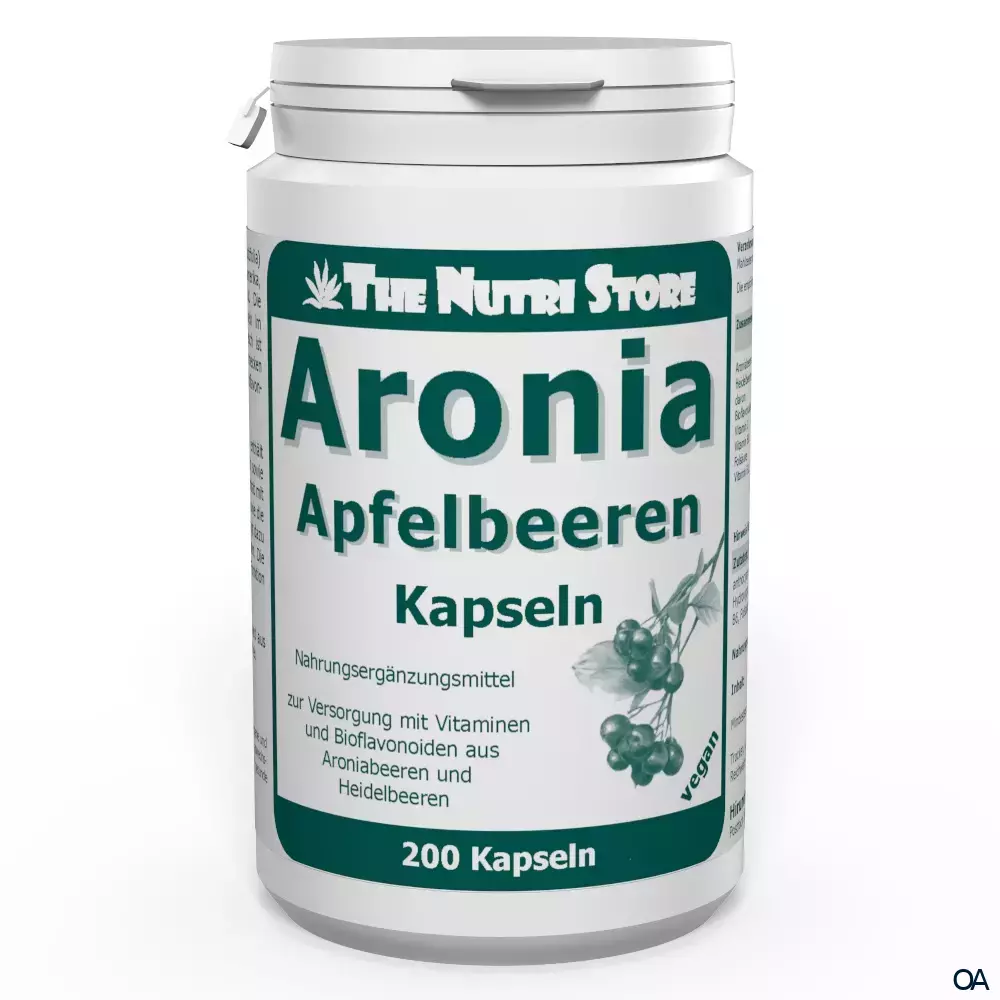 The Nutri Store Aronia Apfelbeeren Kapseln The Nutri Store Aronia Apfelbeeren Kapseln