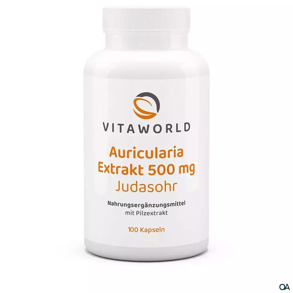 Vitaworld Auricularia Extrakt 500 mg Kapseln Vitaworld Auricularia Extrakt 500 mg Kapseln