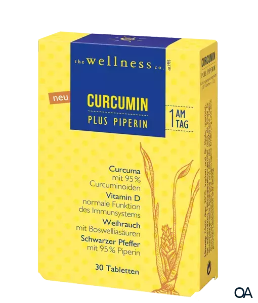 Wellness Curcumin + Piperin + Weihrauch + Vitamin D Tabletten Wellness Curcumin + Piperin + Weihrauch + Vitamin D Tabletten