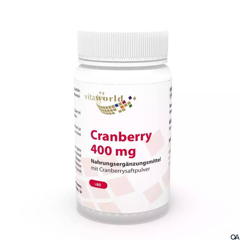 Vitaworld Cranberry + Vitamin C, Selen, Zink Kapseln Vitaworld Cranberry + Vitamin C, Selen, Zink Kapseln