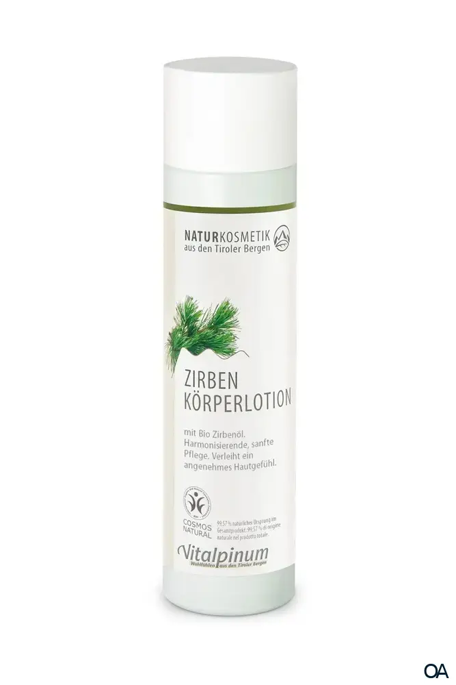 Unterweger Vitalpinum Zirben Körperlotion