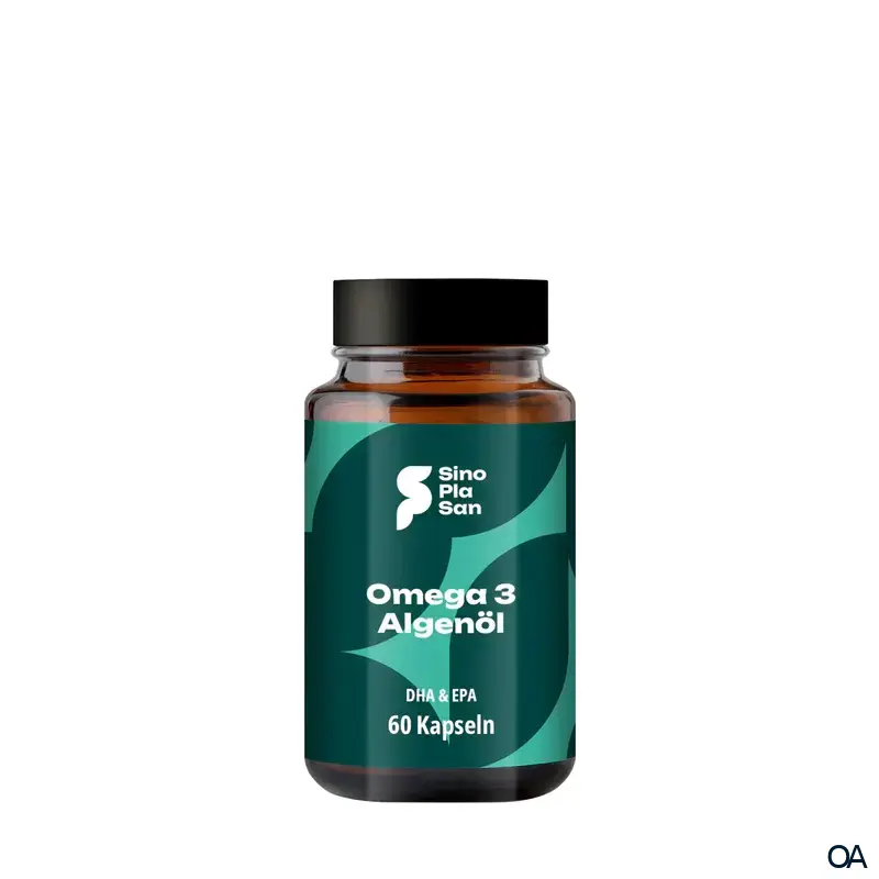 Sinoplasan Omega-3 Algenöl Kapseln mit DHA & EPA