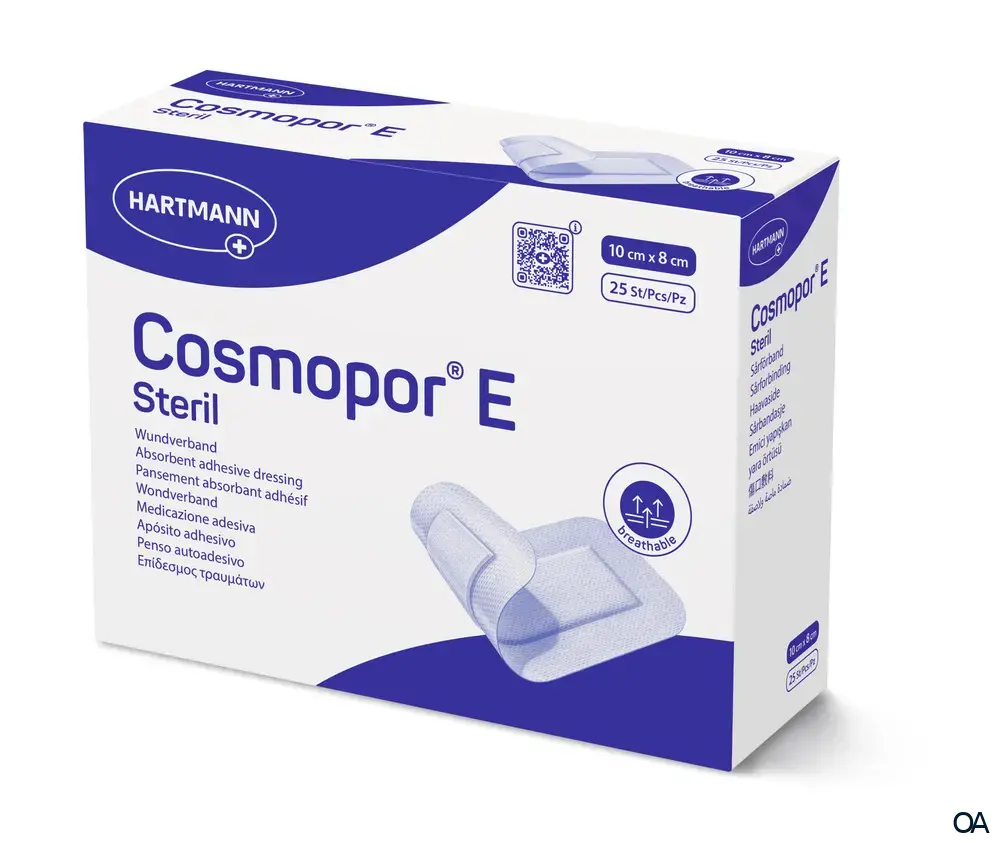 Cosmopor® E selbstklebender Wundverband steril, 8 x 10 cm