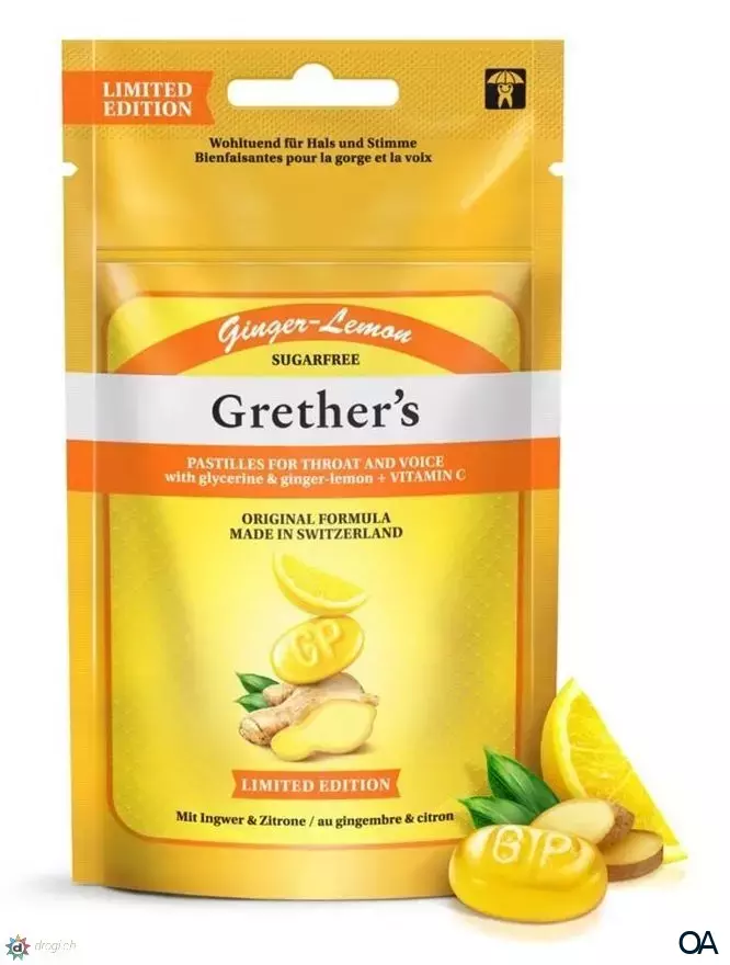 Grether’s Ginger Lemon Weichpastillen Grether’s Ginger Lemon Weichpastillen