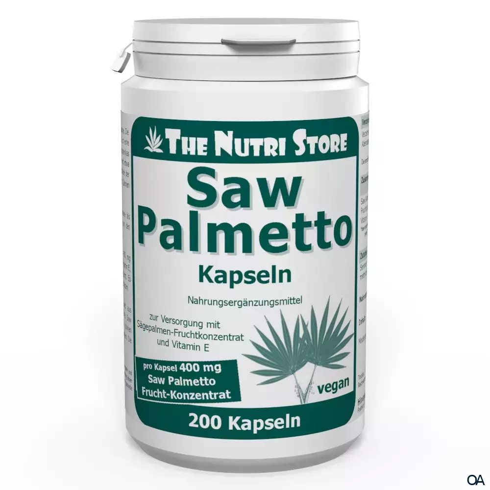The Nutri Store Saw Palmetto Kapseln The Nutri Store Saw Palmetto Kapseln
