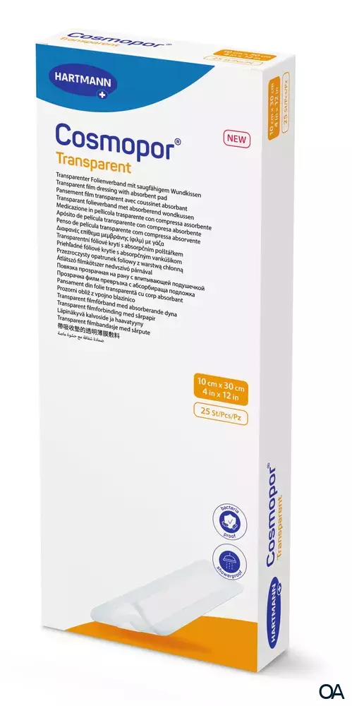 Cosmopor® transparent Folienverband 10 x 30 cm