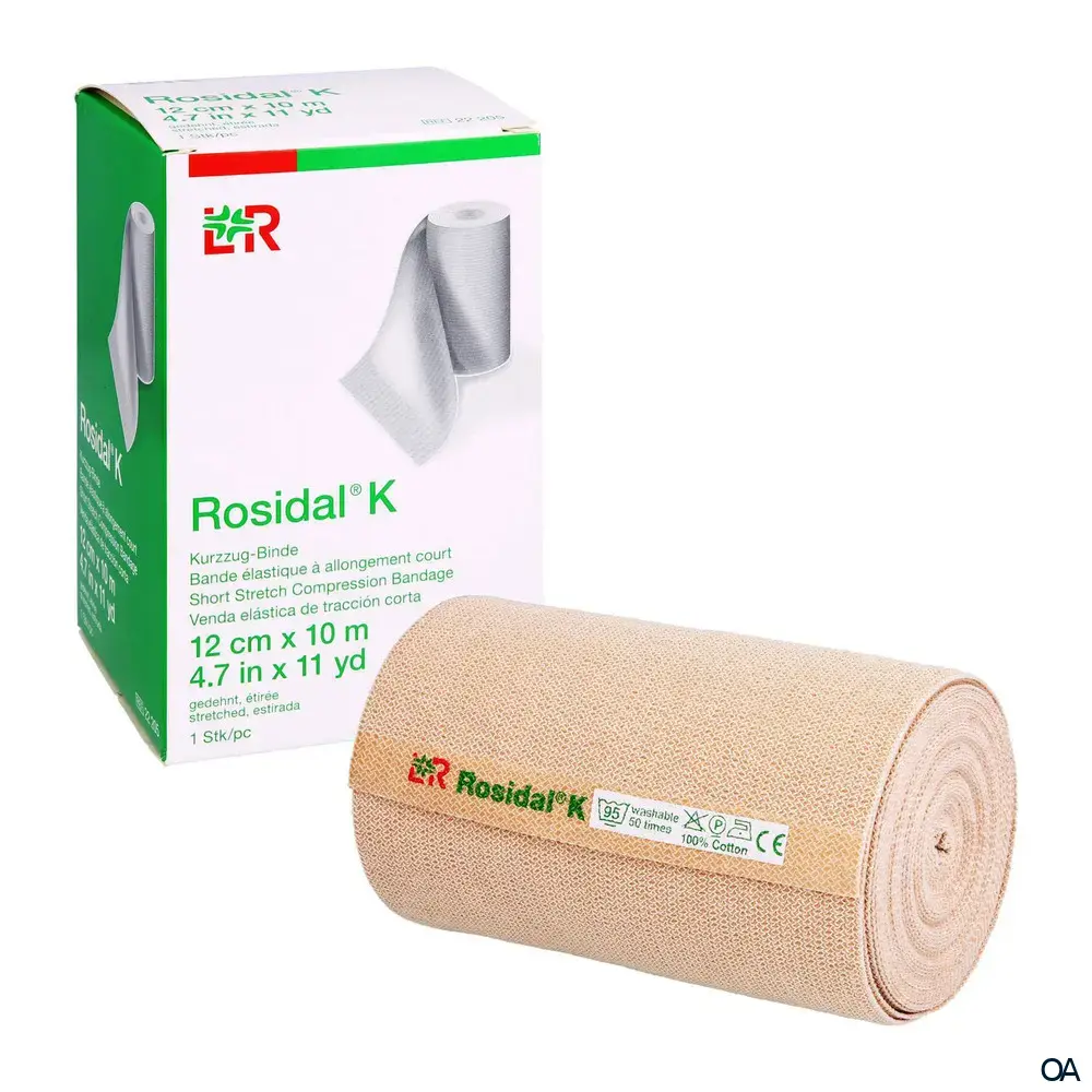 Rosidal® K (kräftig) Kurzzugbinde 12 cm x 10 m