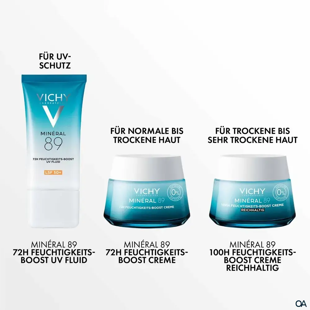Vichy Minéral 89 72h Feuchtigkeits-Boost UV Fluid LSF50+