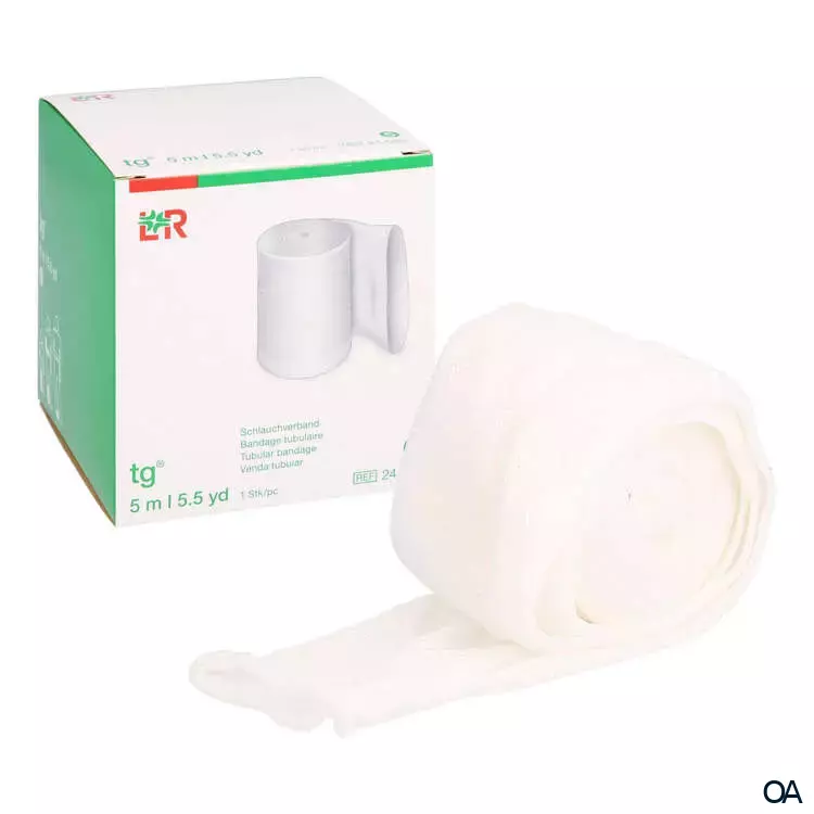 tg® Schlauchverband für Arm, Unterschenkel, Kinderbein, Gr. 5 (∅ 5,5 cm) Rolle, 1 Stück tg® Schlauchverband für Arm, Unterschenkel, Kinderbein, Gr. 5 (∅ 5,5 cm) Rolle, 1 Stück