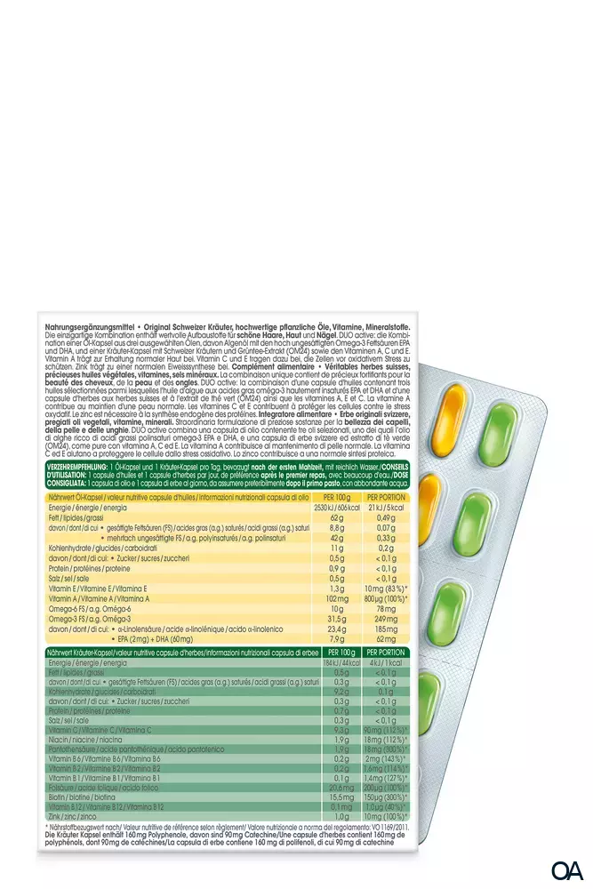 RAUSCH Schweizer Kräuter Vital Kapseln Monatspackung RAUSCH Schweizer Kräuter Vital Kapseln Monatspackung