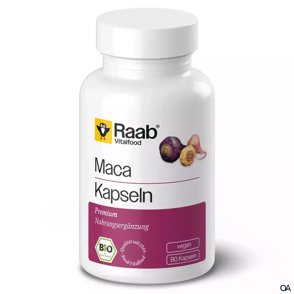 Raab® Vitalfood Bio Maca Kapseln