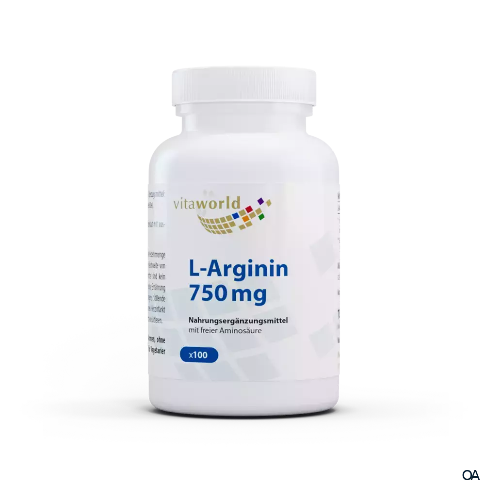 Vitalworld L-Arginin 750 mg Kapseln