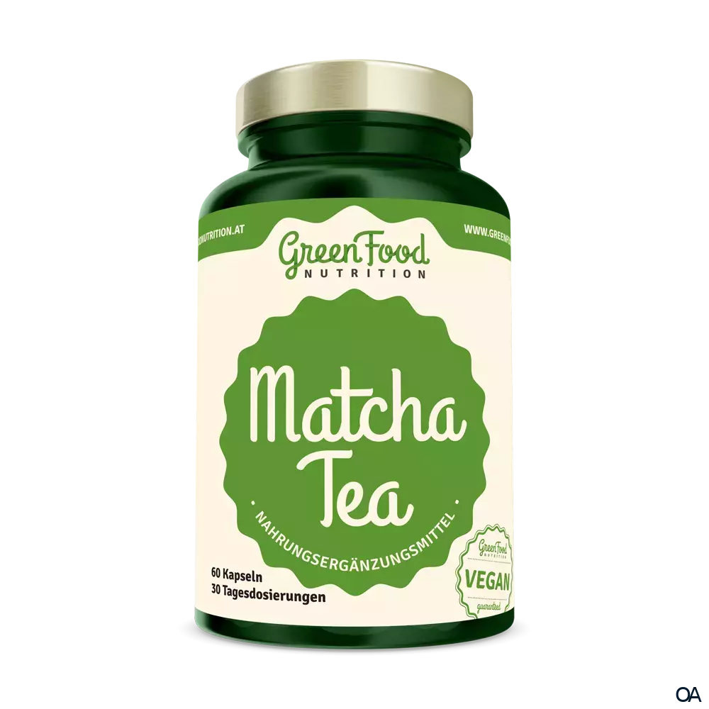 GreenFood Nutrition Matcha Tea Kapseln