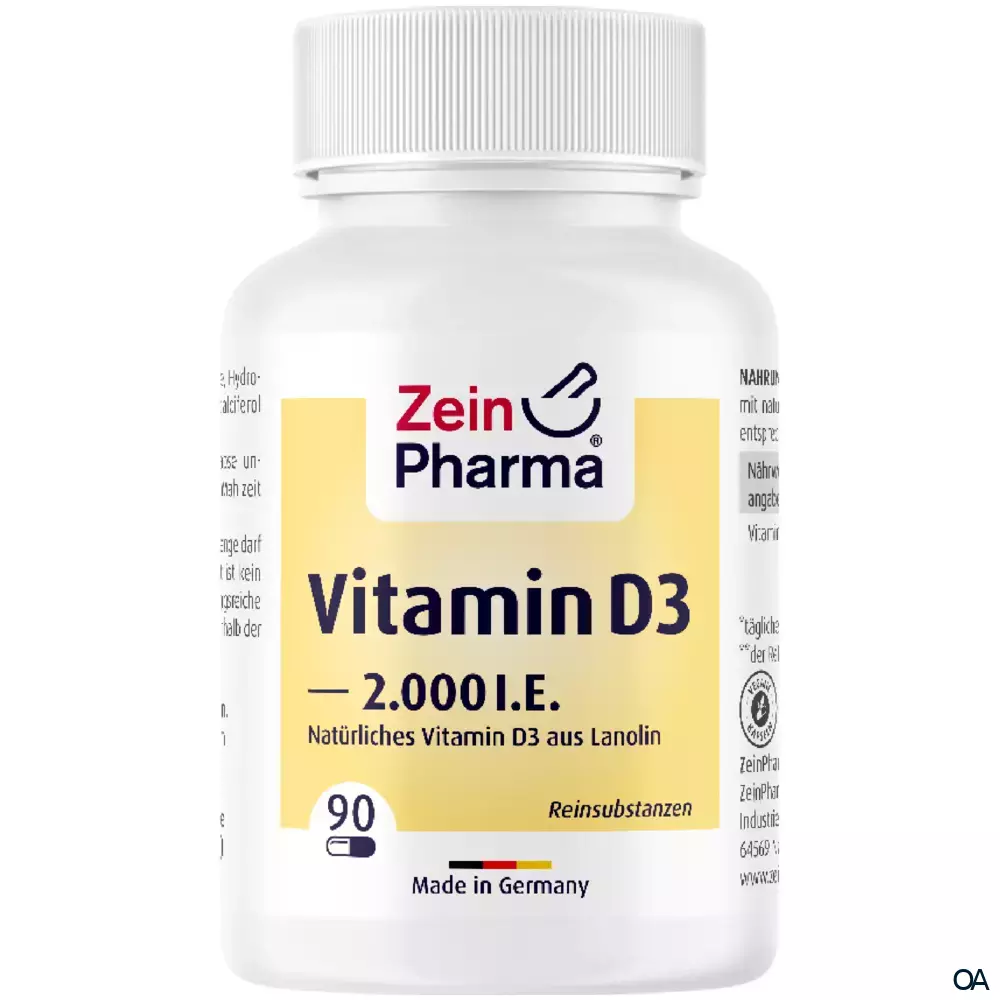 ZeinPharma Vitamin D3 2000 I.E. Kapseln