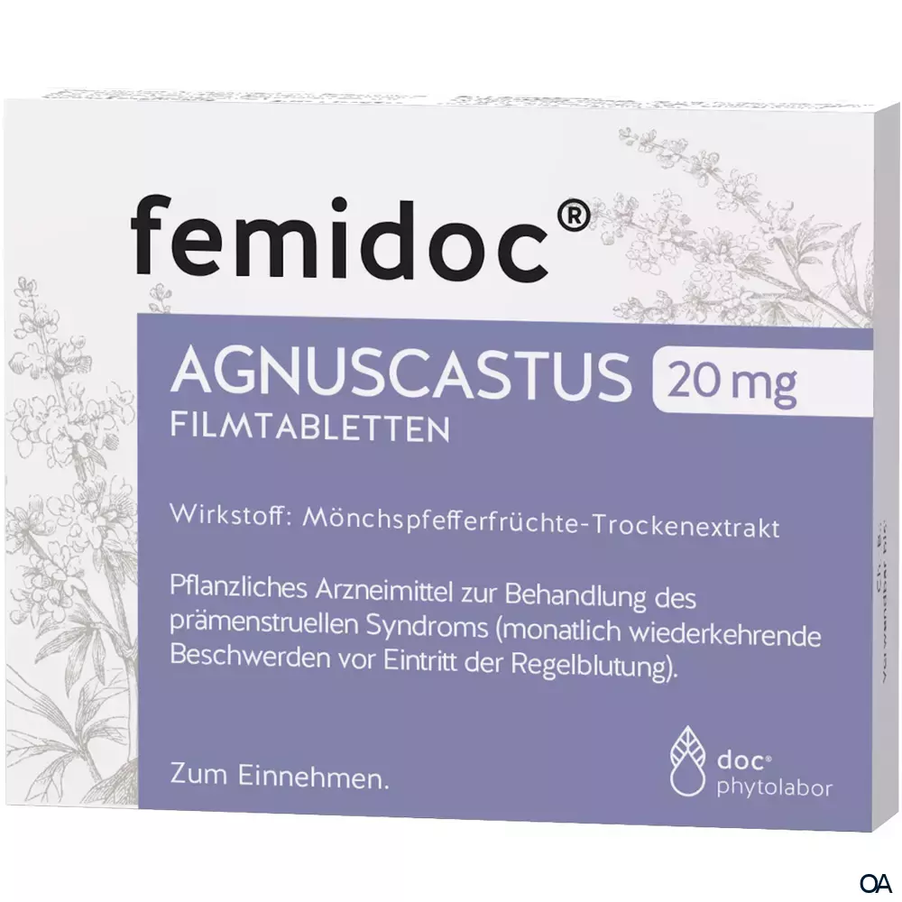Femidoc® Agnuscastus 20 mg Filmtabletten Femidoc® Agnuscastus 20 mg Filmtabletten