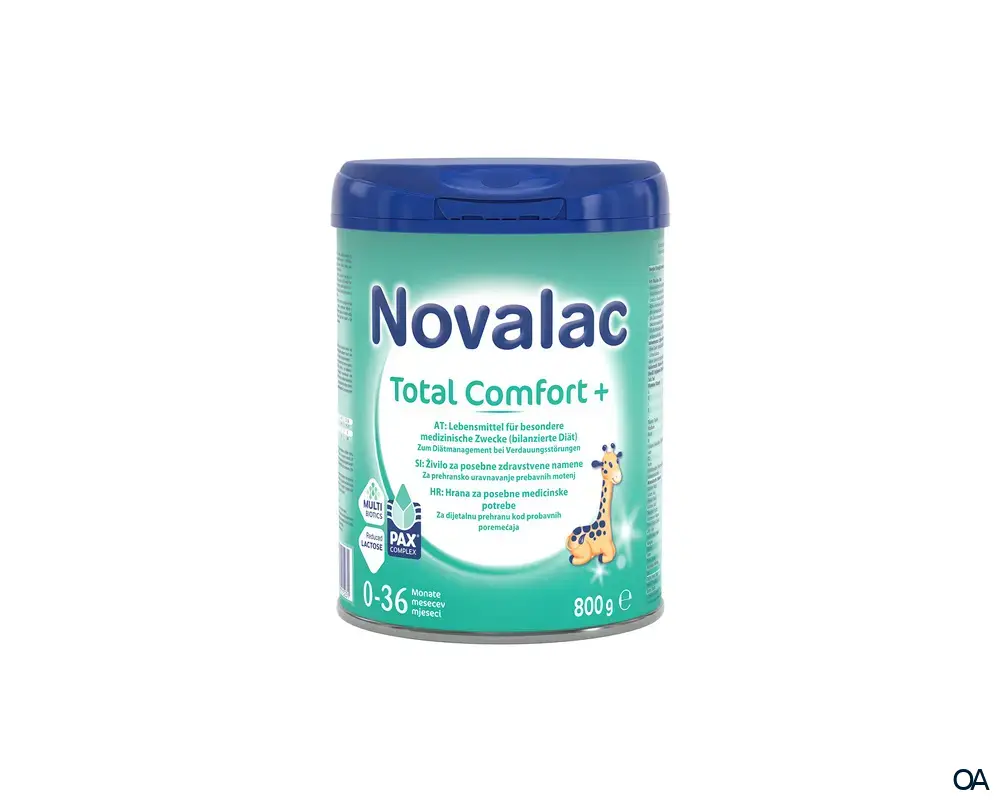 Novalac Total Comfort + Pulver - Milchnahrung für Säuglinge und Kleinkinder mit Verdauungsproblemen