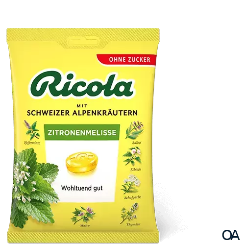 Ricola Zitronenmelisse Bonbons Zuckerfrei Beutel