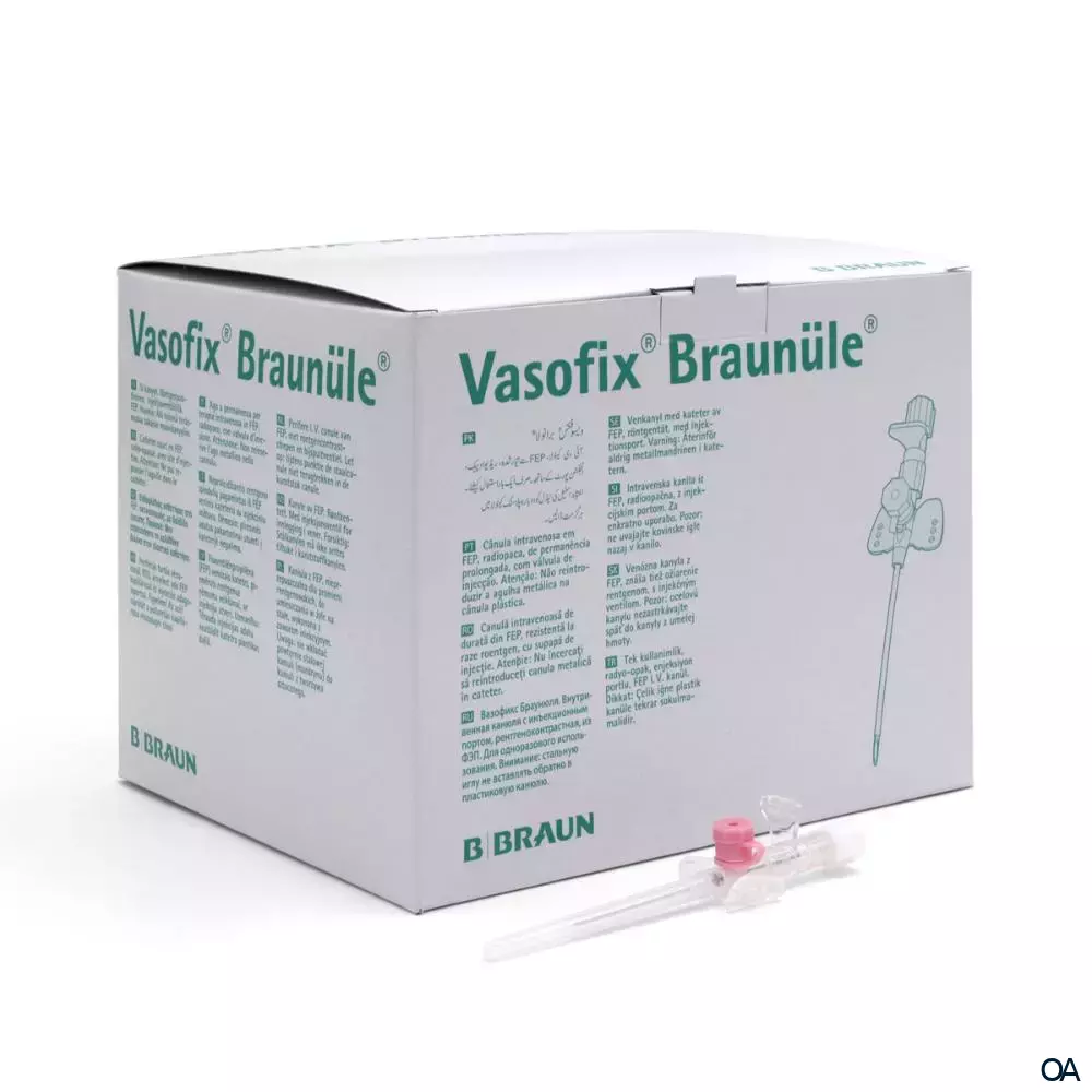 Vasofix® Braunüle 1,1 x 33 mm, G 20, rosa