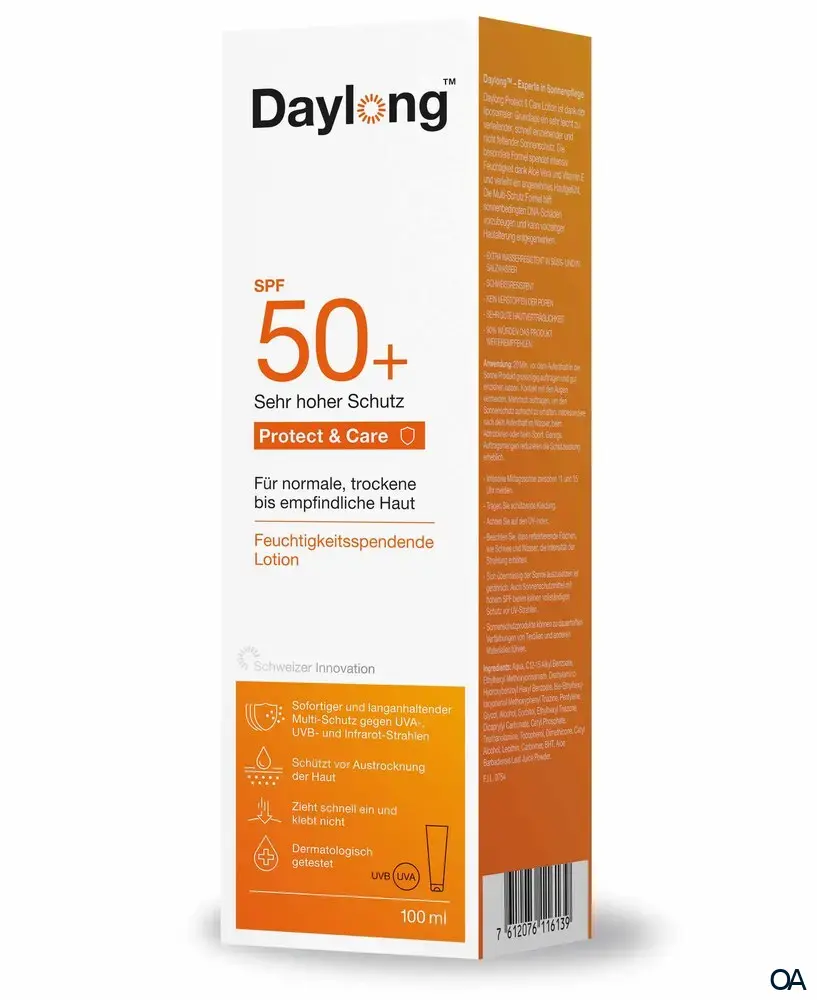 Daylong™ Protect & Care Lotion SPF 50+ Liposomale Lotion Daylong™ Protect & Care Lotion SPF 50+ Liposomale Lotion