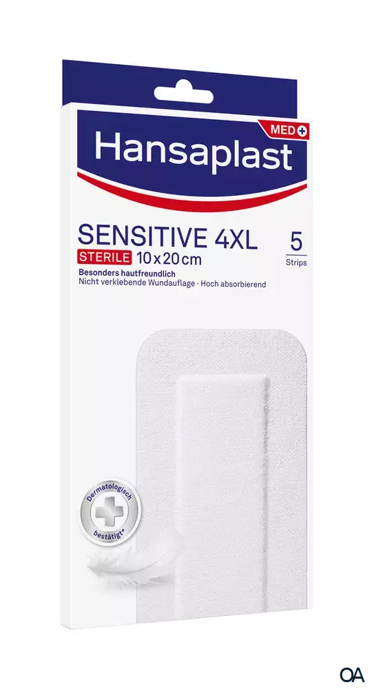 Hansaplast Sensitive 4XL Sterile Wundauflage 10 x 20 cm