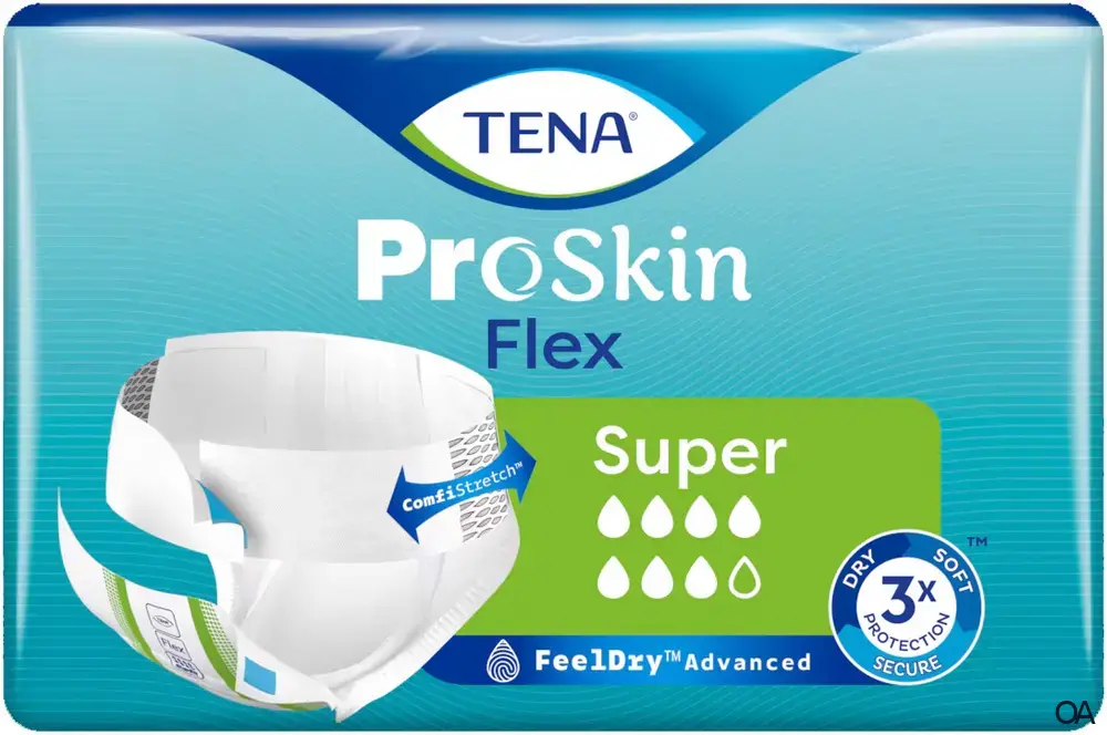 TENA ProSkin Flex Super Inkontinenzvorlagen mit Hüftbund