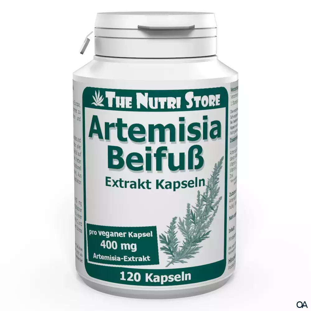 The Nutri Store Artemisia Beifuß 400 mg Extrakt Kapseln