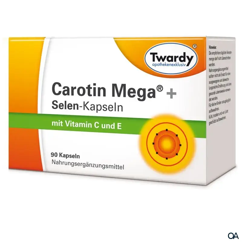 Twardy Carotin Mega® + Selen Kapseln