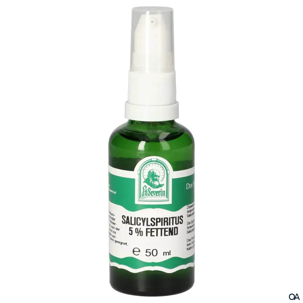 Pater Severin Salicylspiritus 5% fettend Spray