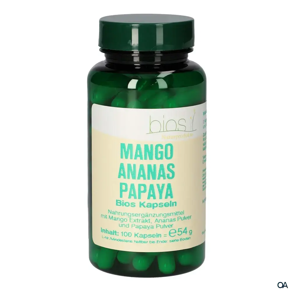 Bios Mango Ananas Papaya Kapseln Bios Mango Ananas Papaya Kapseln