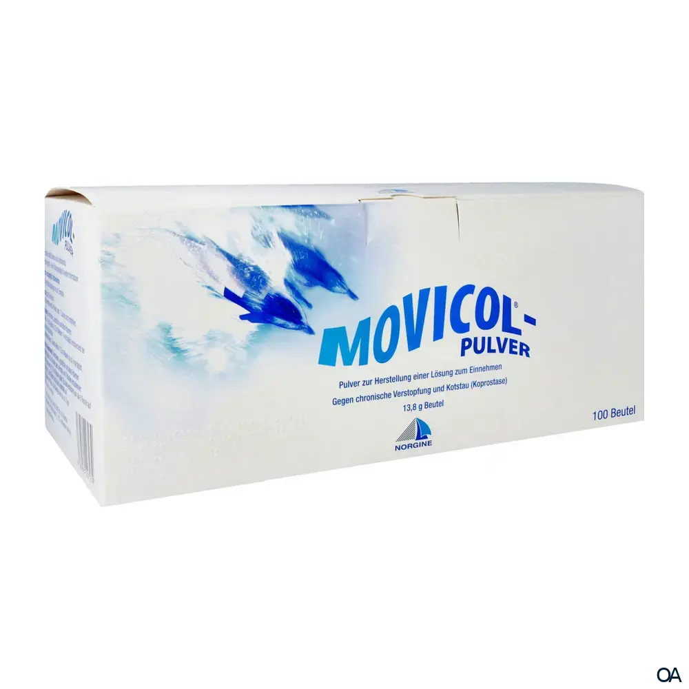 MOVICOL® Pulver 13,8 g Pulver zur Herstellung einer Lösung zum Einnehmen MOVICOL® Pulver 13,8 g Pulver zur Herstellung einer Lösung zum Einnehmen