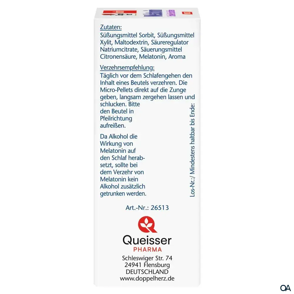 Doppelherz aktiv Melatonin DIRECT Sticks Doppelherz aktiv Melatonin DIRECT Sticks
